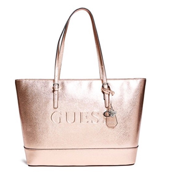 Guess rose gold handbag Clearance